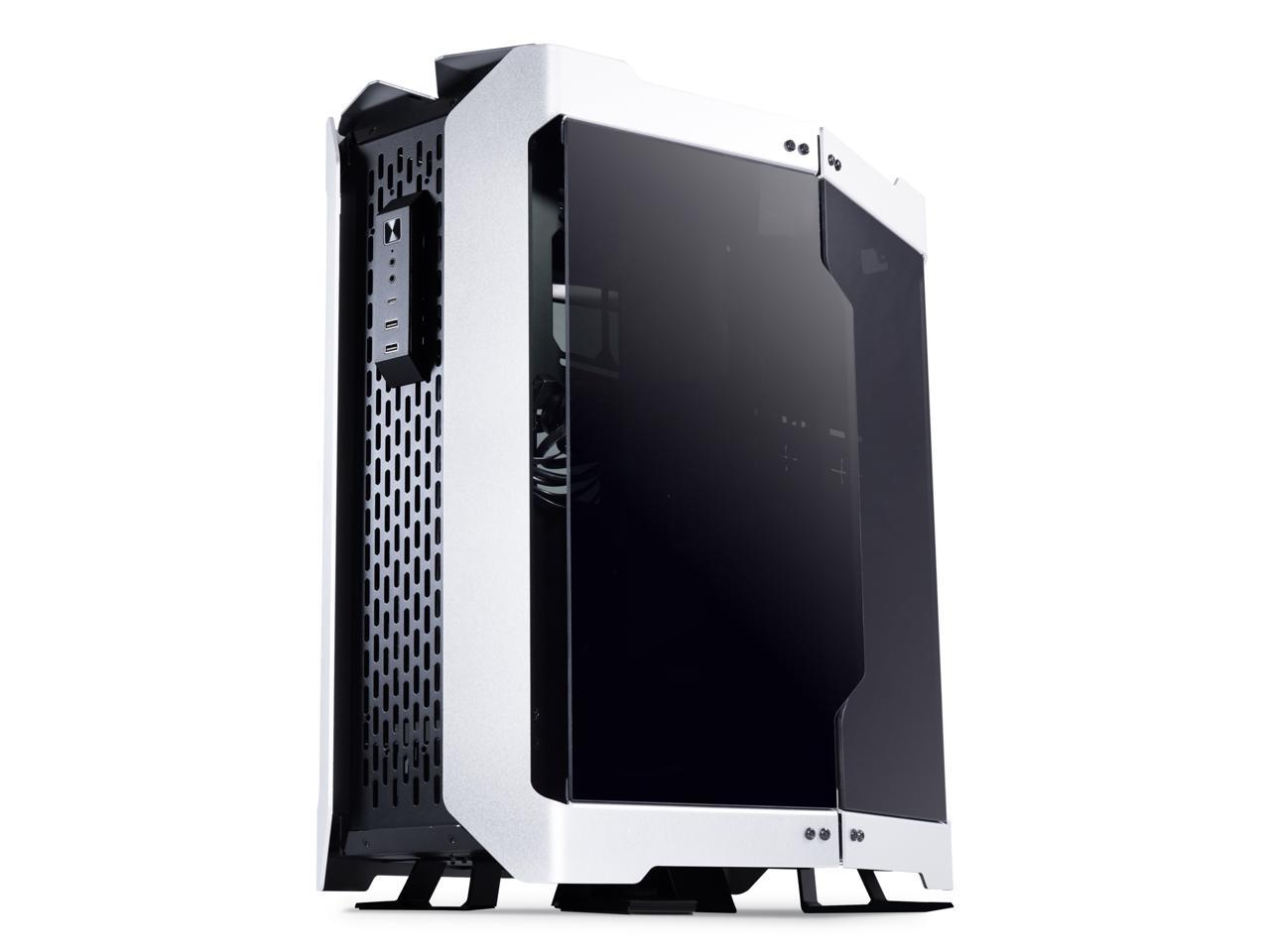 LIAN LI Odyssey X Silver Tempered Glass on the Left and Right Sides, Aluminum Full Tower Gaming Computer Case - TR-01A