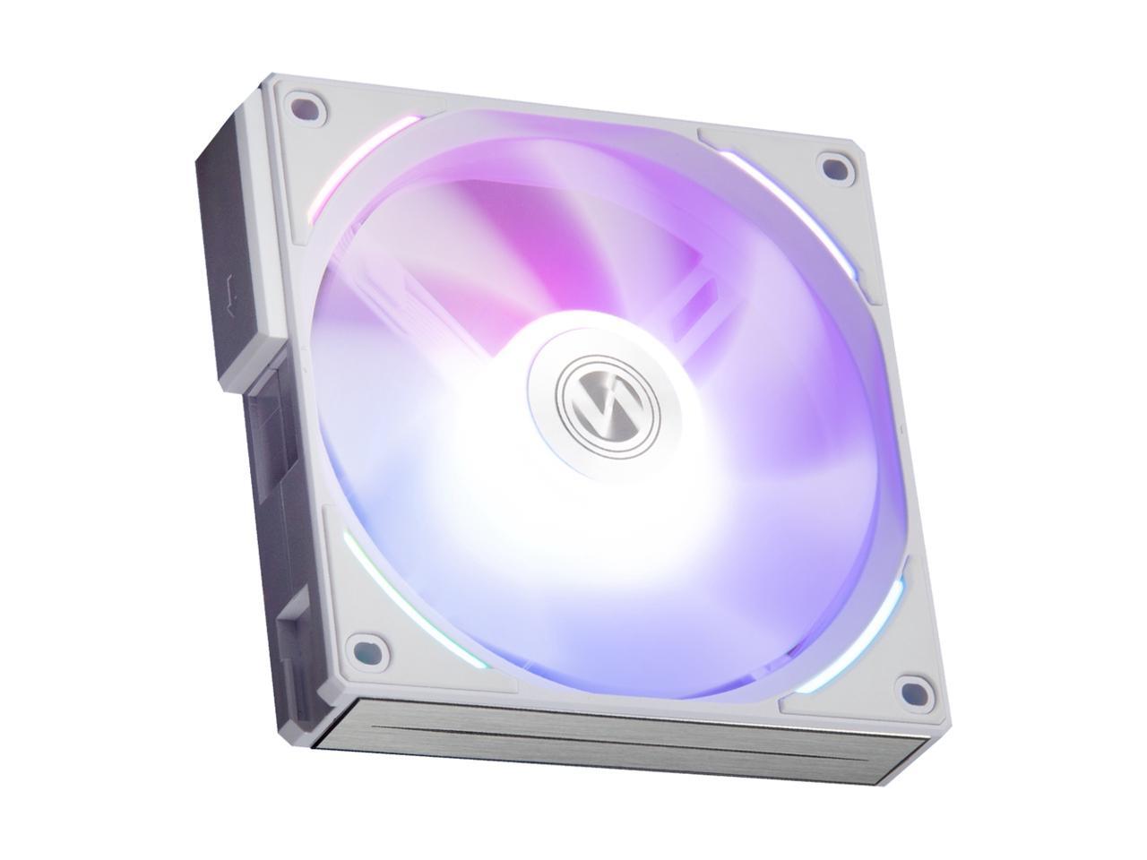 LIAN LI UNI FAN AL120 RGB WHITE 3X 12CM FAN PACK WITH CONTROLLER ---UF-AL120-3W