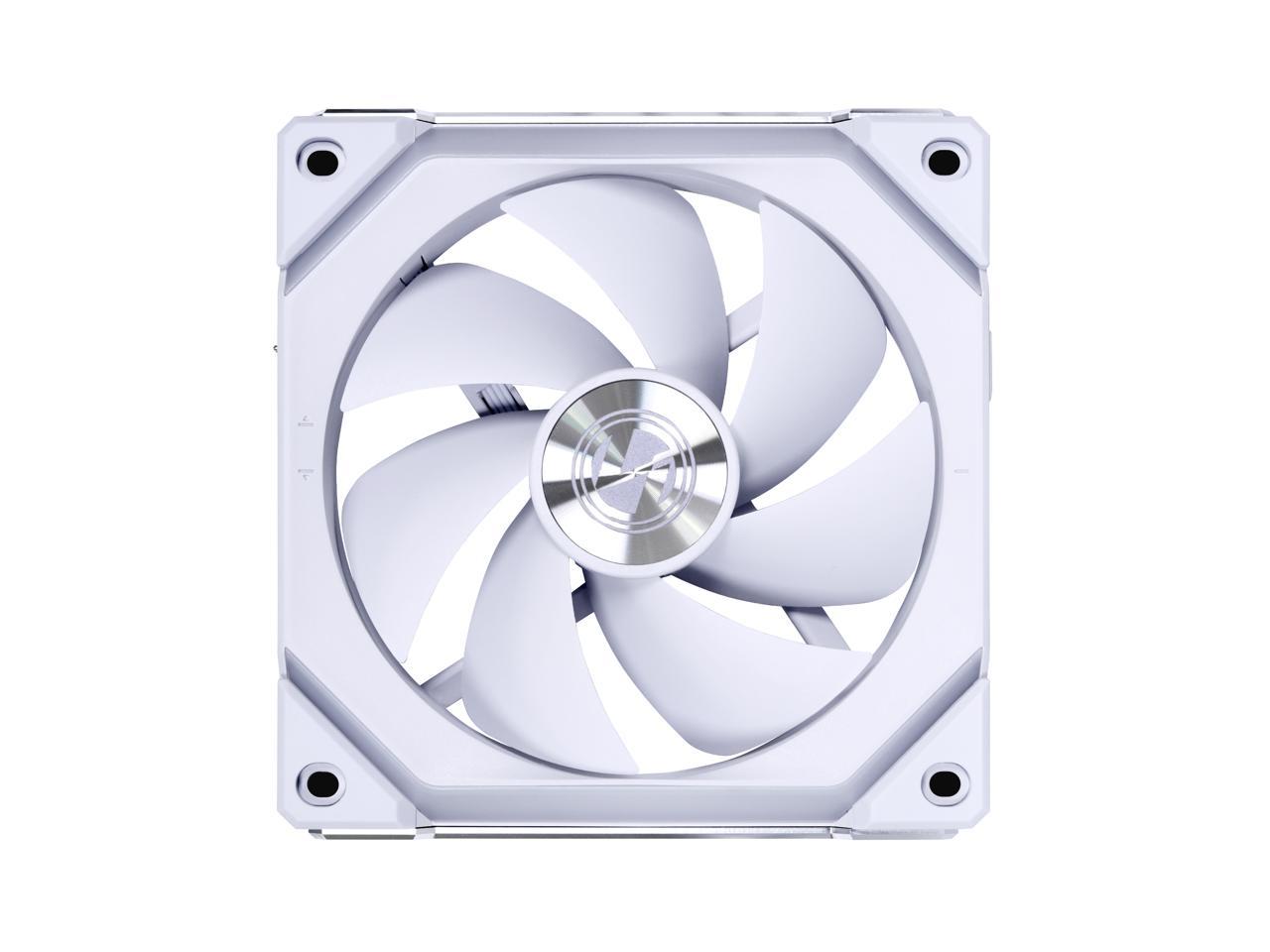 LIAN LI UNI Fan SL120 V2 RGB White , Single Pack Without Controller - UF-SL120V2-1W