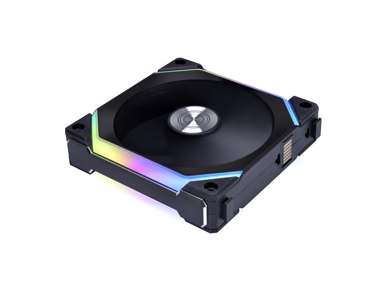 Lian Li UNI Fan SL120 V2 RGB Black Single Pack Without Controller - UF-SL120V2-1B