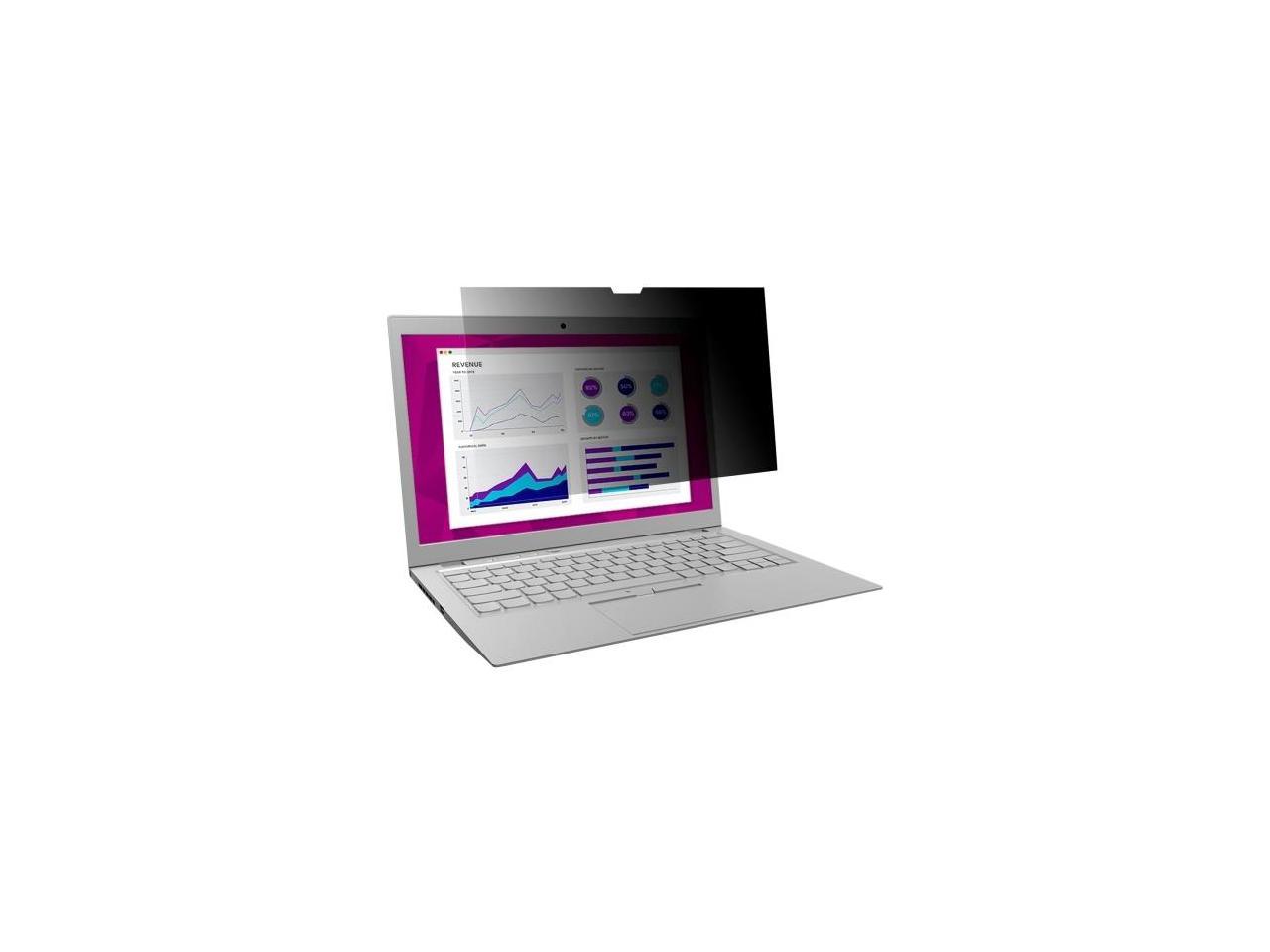 3M HC156W9B High Clarity Filter For 15.6 Inch Widescreen Laptop - Notebook Privacy Filter - 15.6 Inch Wide - Black
