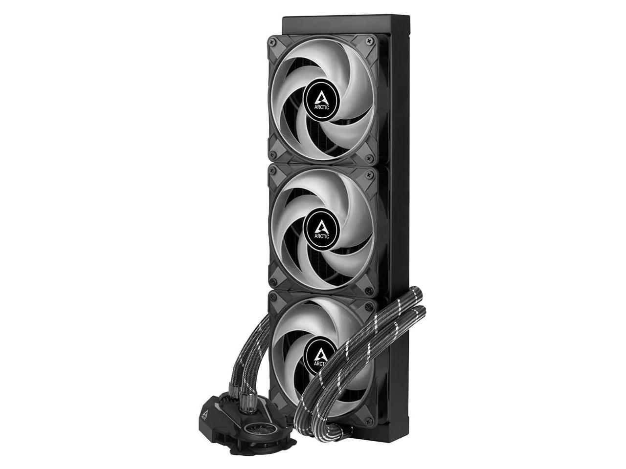 ARCTIC Liquid Freezer II 360 RGB - Multi-Compatible All-in-one CPU AIO Water Cooler with RGB, Compatible with Intel & AMD, efficient PWM-Controlled Pump, Fan Speed: 200-1800 RPM - Black (ACFRE00097A)