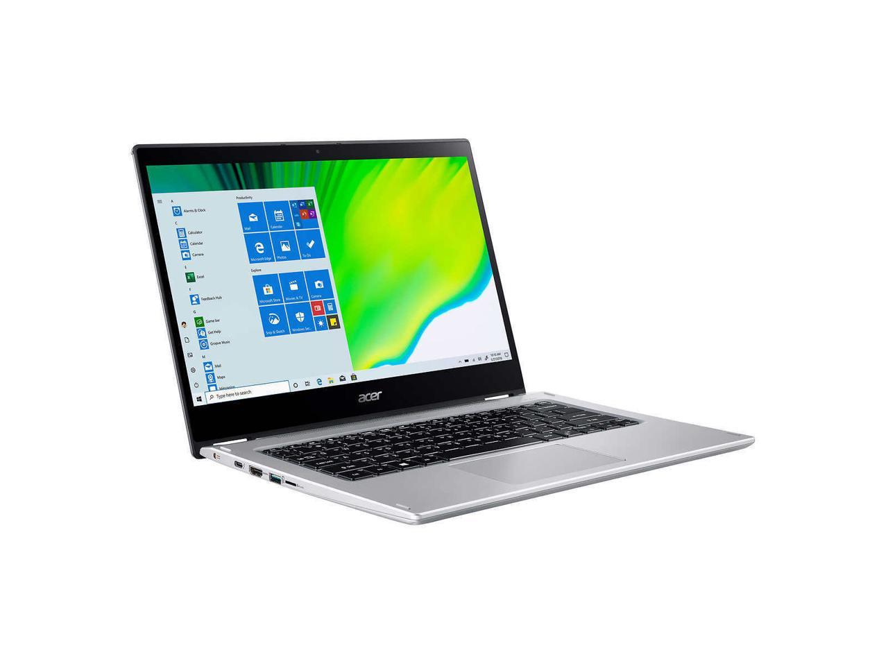 Acer Spin 3 14" Laptop - 10th Gen Intel Core i5-1035G1 14" Widescreen IPS LED-Backlit FHD (1920 x 1080) Display 16 GB RAM 512 GB SSD