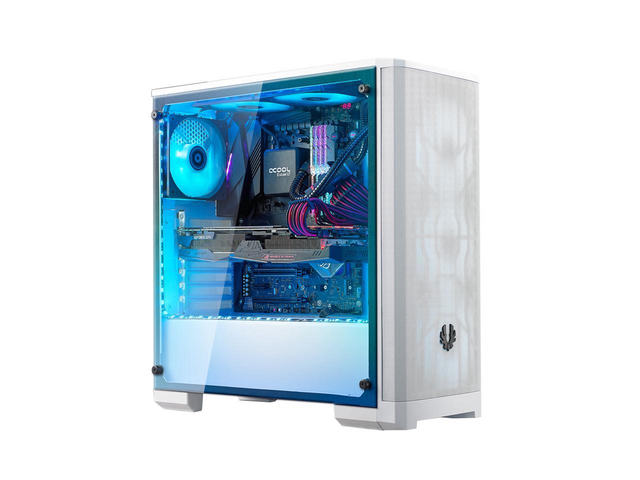 BitFenix Nova Mesh TG White Case RGB Edition BFC-NVM-300-WWGKW-4R EATX/ATX/Micro ATX/Mini ITX Tempered Glass/AURA SYNC