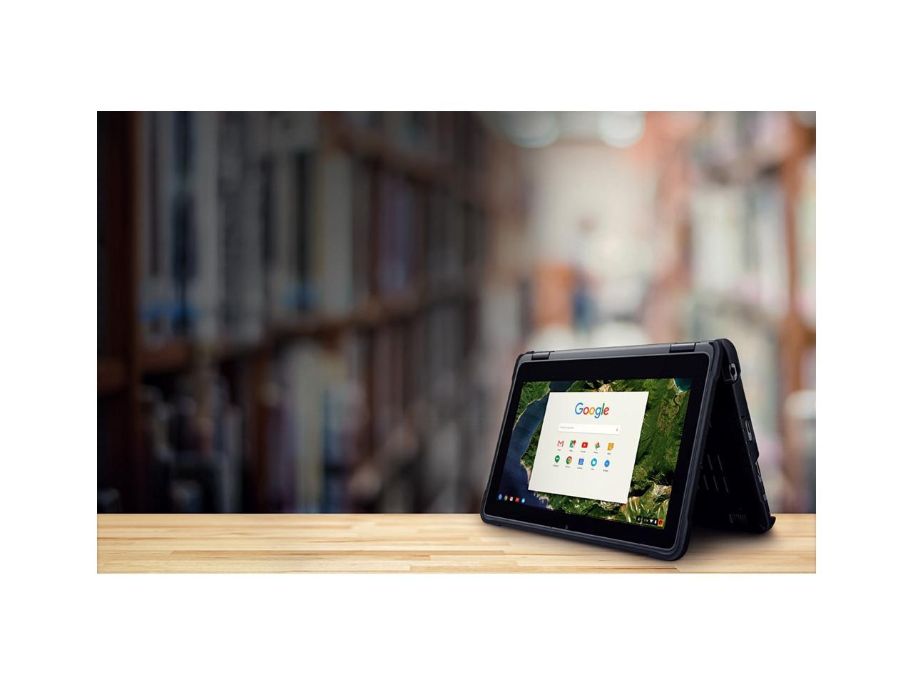 Targus THZ710GL Commercial-Grade Form-Fit 360 Degree Cover for Dell Chromebook 3189 11.6 inch Notebook - Black