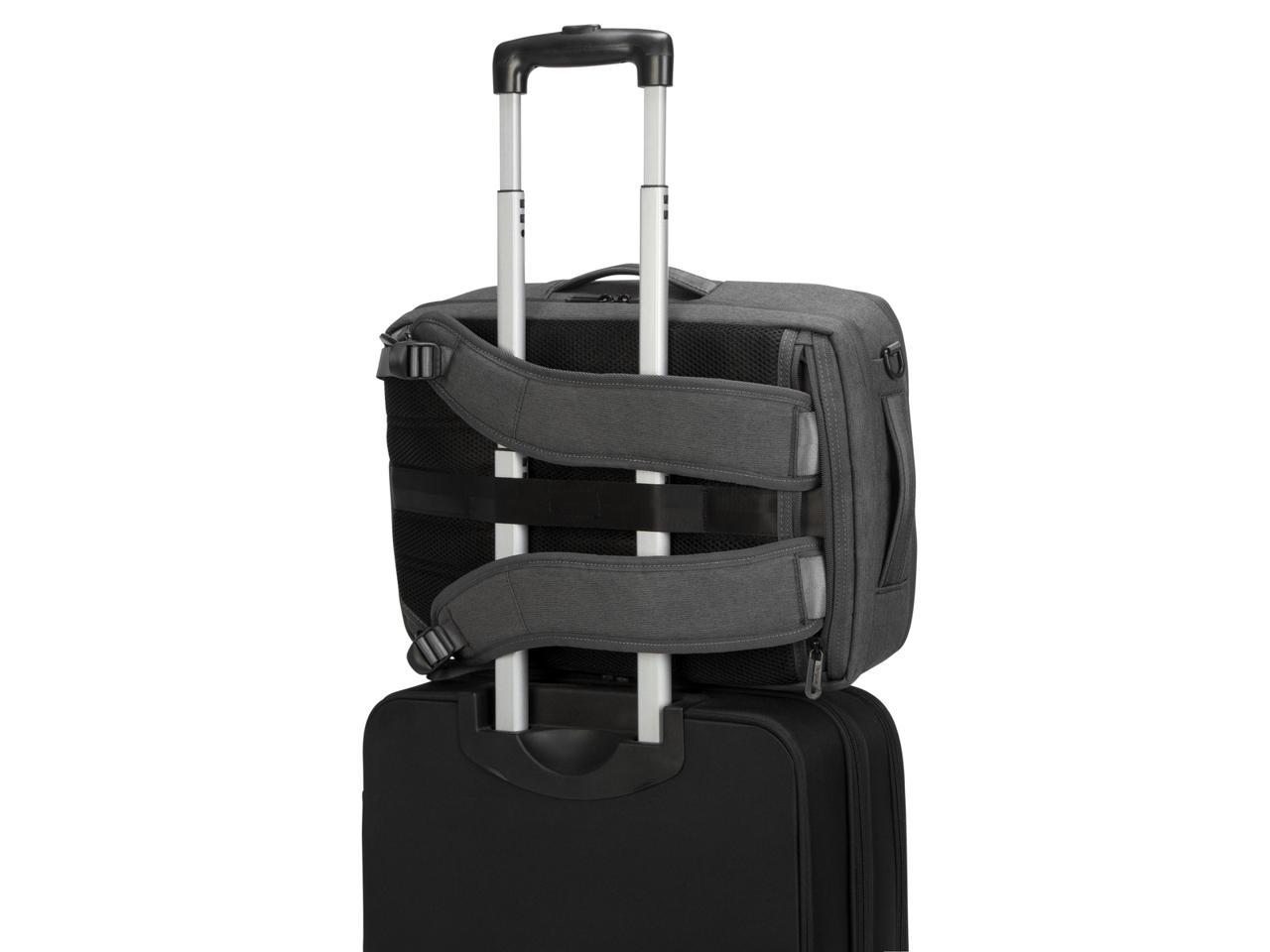 Targus 15.6" Cypress Convertible Backpack with EcoSmart Light Grey