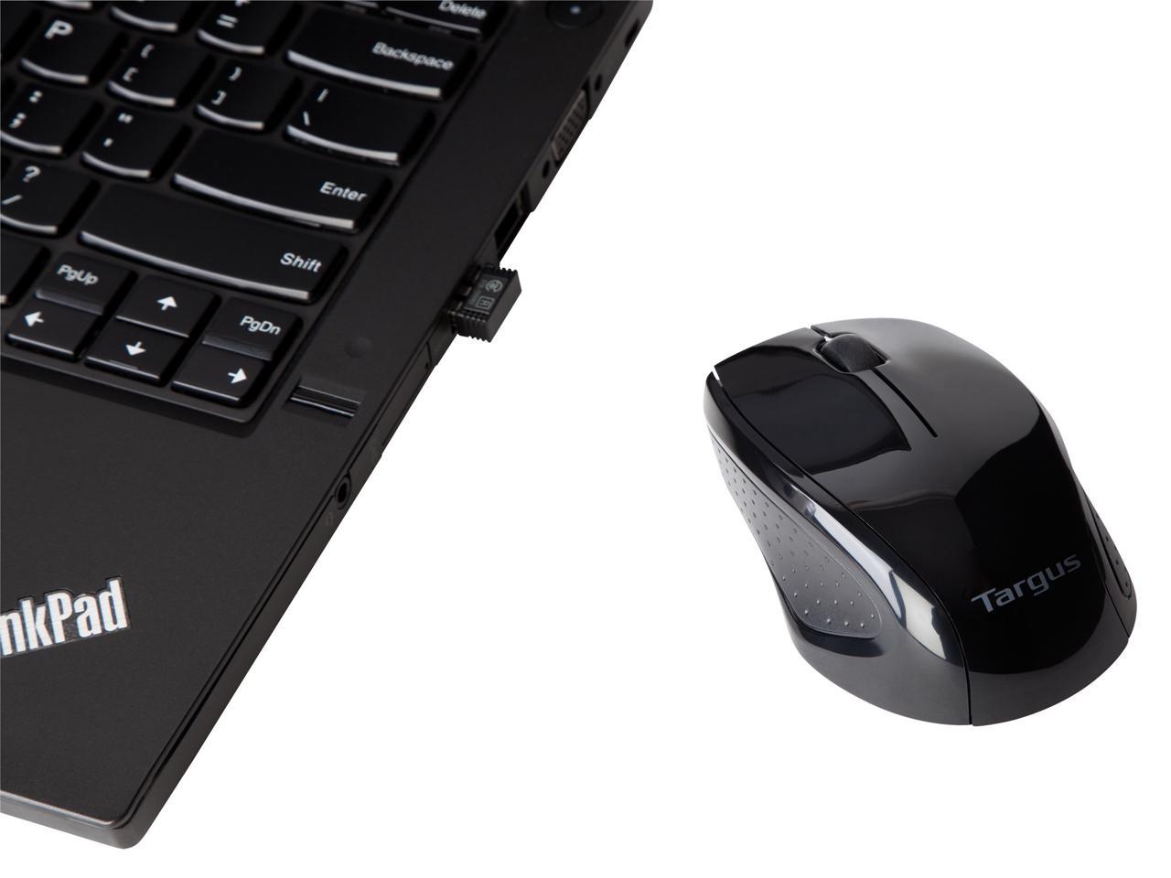 Targus W571 Wireless Optical Mouse (Black) - AMW571BT