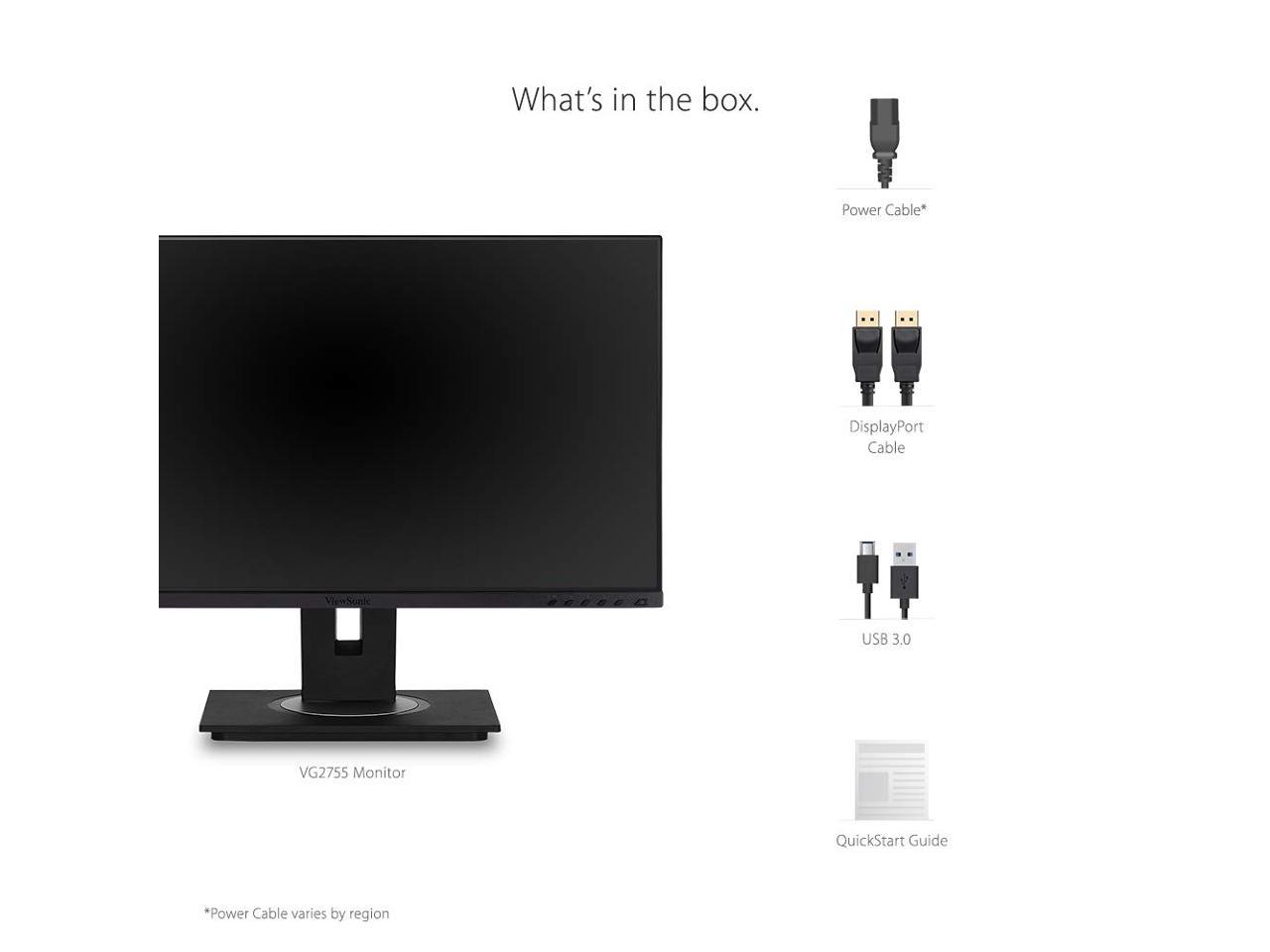 Viewsonic VG2755-2K 27" WQHD 2560x1440 5 ms WLED LCD IPS Monitor