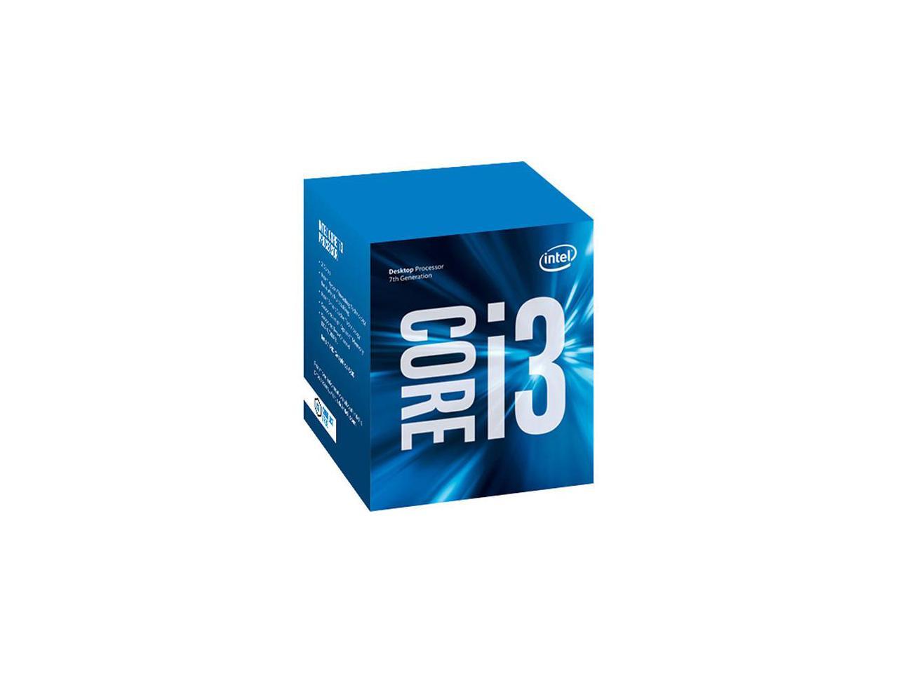 Intel Core i3 i3-7100T Dual-core (2 Core) 3.40 GHz Processor - Socket H4 LGA-1151Retail Pack - 512 KB - 3 MB Cache - 8 GT/s DMI - 64-bit Processing - 14 nm - 3 Number of Monitors Supported - Intel HD