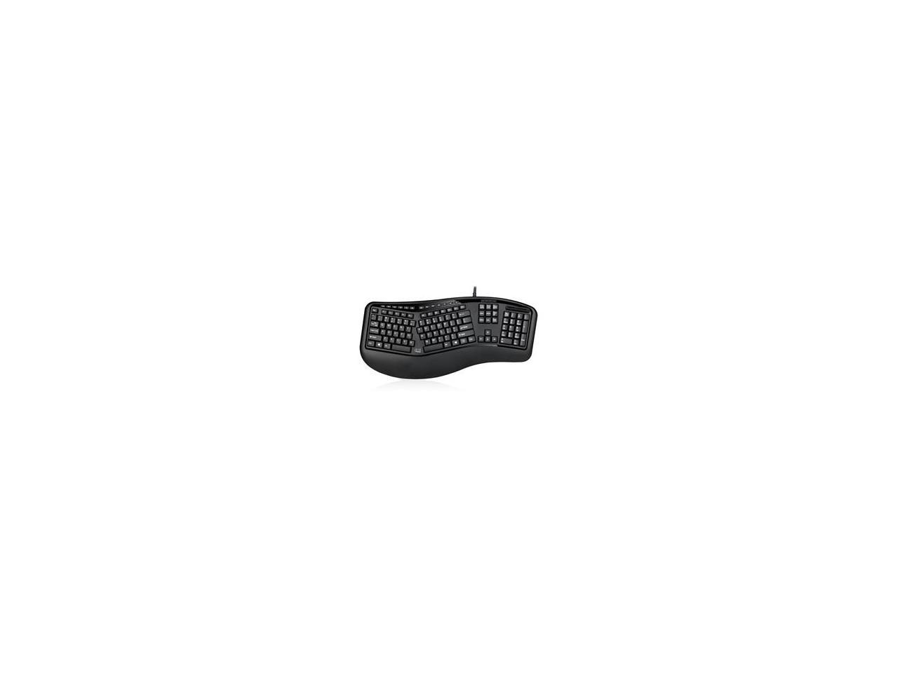 Adesso AKB-150SB USB Ergonomic Smart Card Reader keyboard
