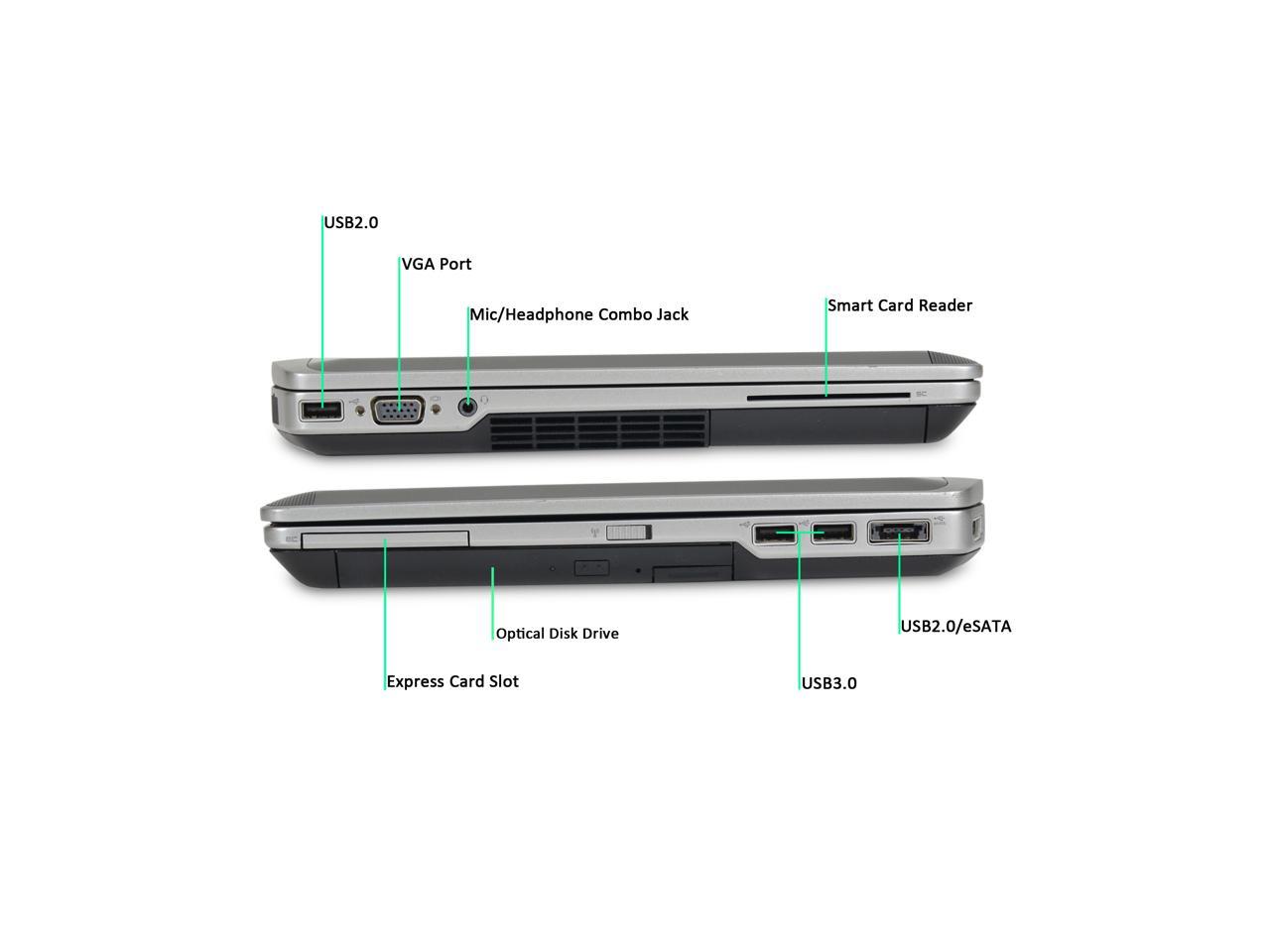 GRADE A Dell Latitude E6430 i5 3340M -14â€? - 8GB RAM 128GB SSD – Windows 10 Professional 64bit