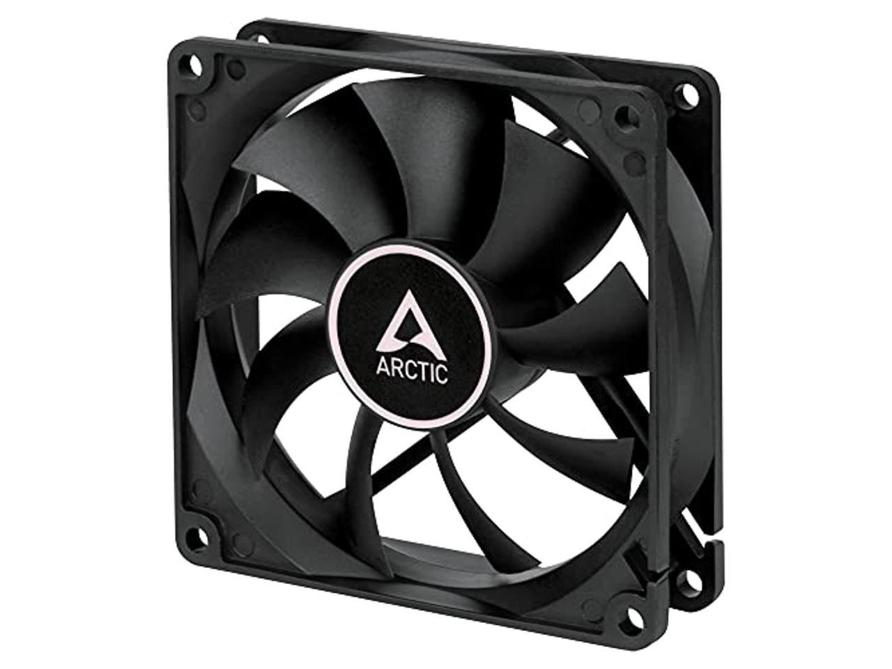 ARCTIC 92 mm F9 Silent Case Fan Very quiet motor Computer Almost inaudible Push- or Pull Configuration Black Model ACFAN00211A