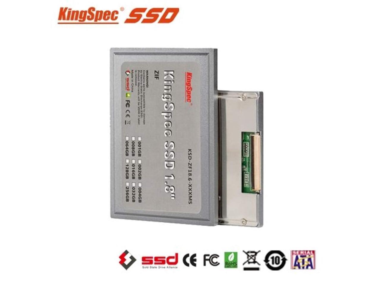 kingspec 1.8" 64gb zif lif ssd