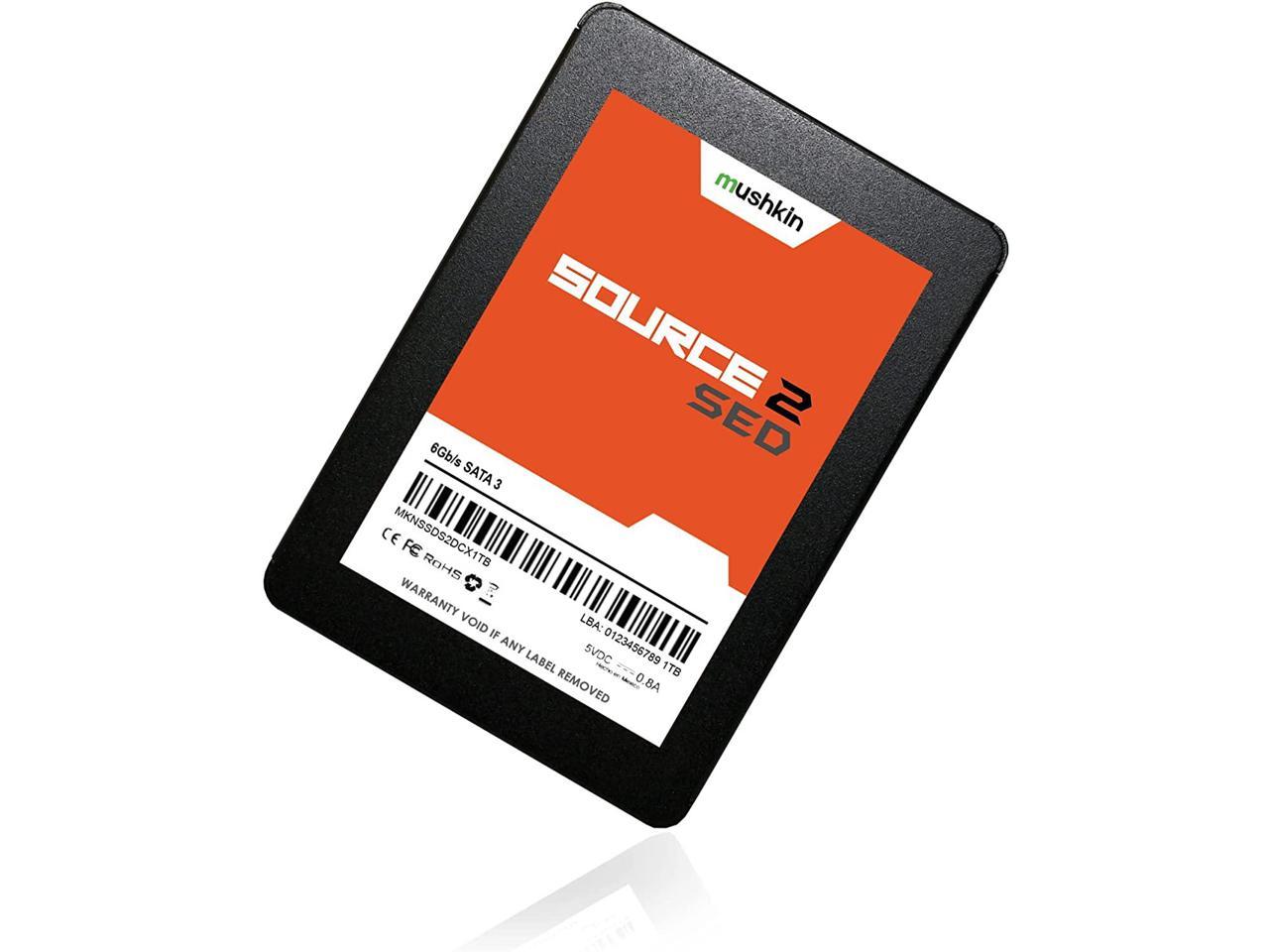 Mushkin Enhanced 512GB Source 2 SED 2.5" SATA III 7mm Solid State Drive Model MKNSSDSE512GB