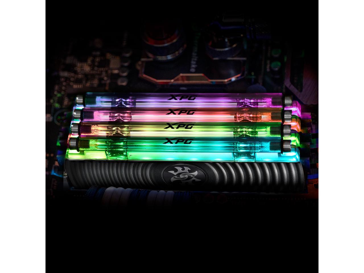 XPG SPECTRIX D80 RGB Desktop Memory: 32GB (2x16GB) DDR4 3000MHz CL16 Black