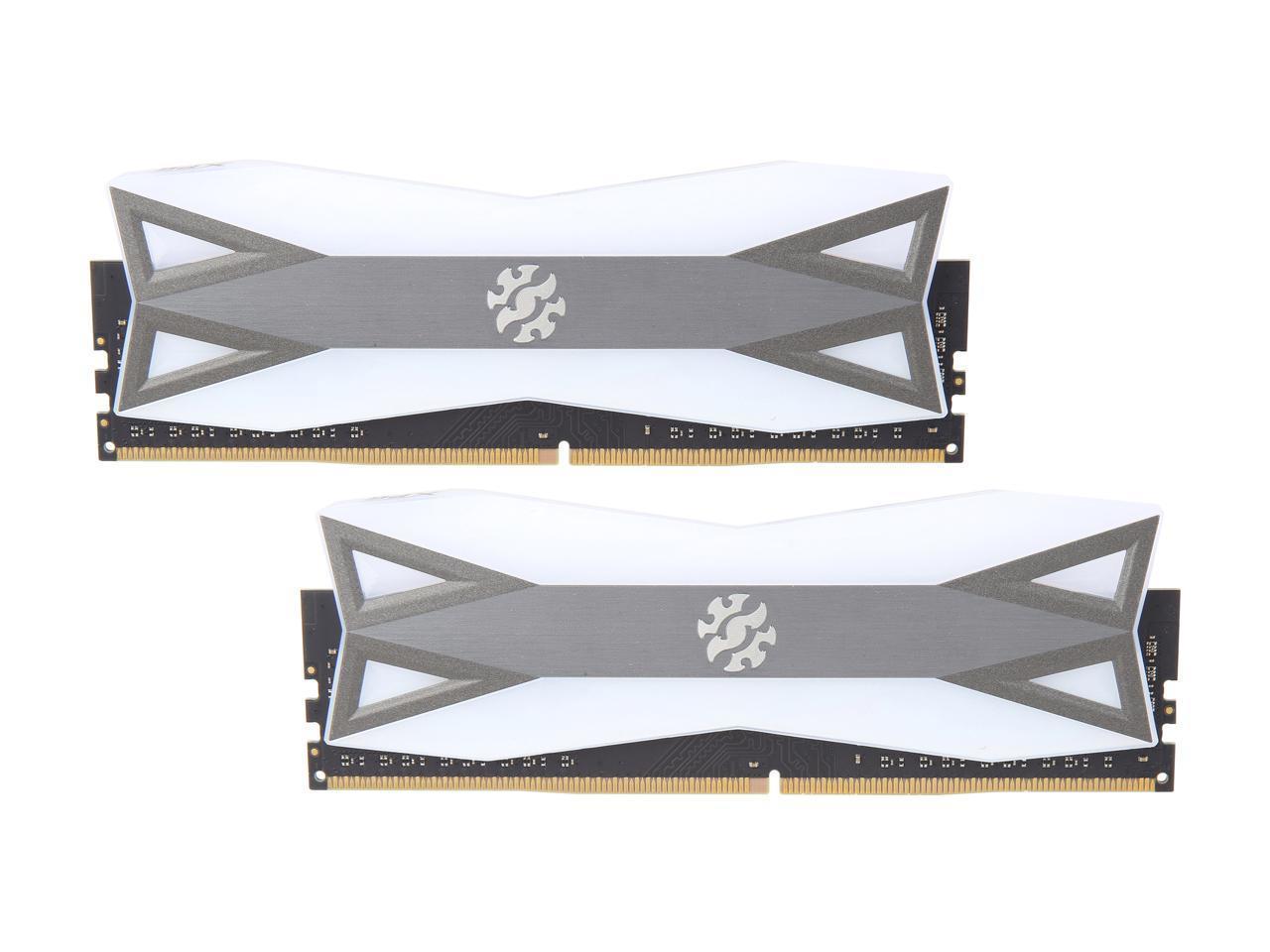 XPG SPECTRIX D60G RGB Desktop Memory Series: 16GB (2x8GB) DDR4 3600MHz CL18 GREY