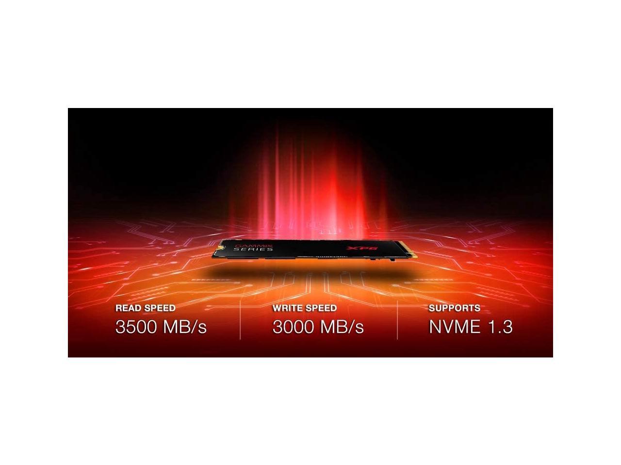 XPG GAMMIX S7 Series: 2TB PCIe Gen3x4 M.2 2280 Solid State Drive