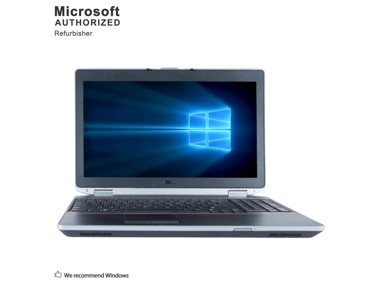 Dell Grade A Latitude E6520 15.6" Laptop, Intel Core I5-2520M up to 3.2G, 4G DDR3, 500G, DVD, VGA, HDMI, Windows 10 Pro 64 bits Multi-language(EN/ES)