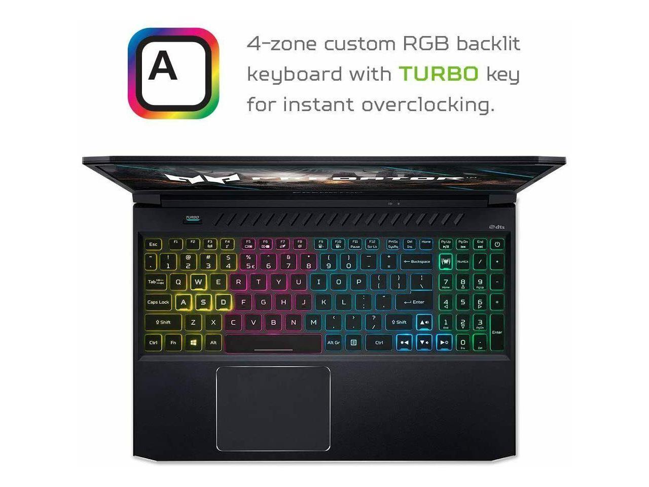 2020 Acer Predator Helios 300 15.6" 144Hz FHD Premium Gaming Laptop PC, 10th Gen Intel Core i7-10750H, 16GB RAM, 256GB PCIe SSD Boot + 1TB HDD, NVIDIA GeForce RTX 2060, RGB Keyboard, Windows 10 Home