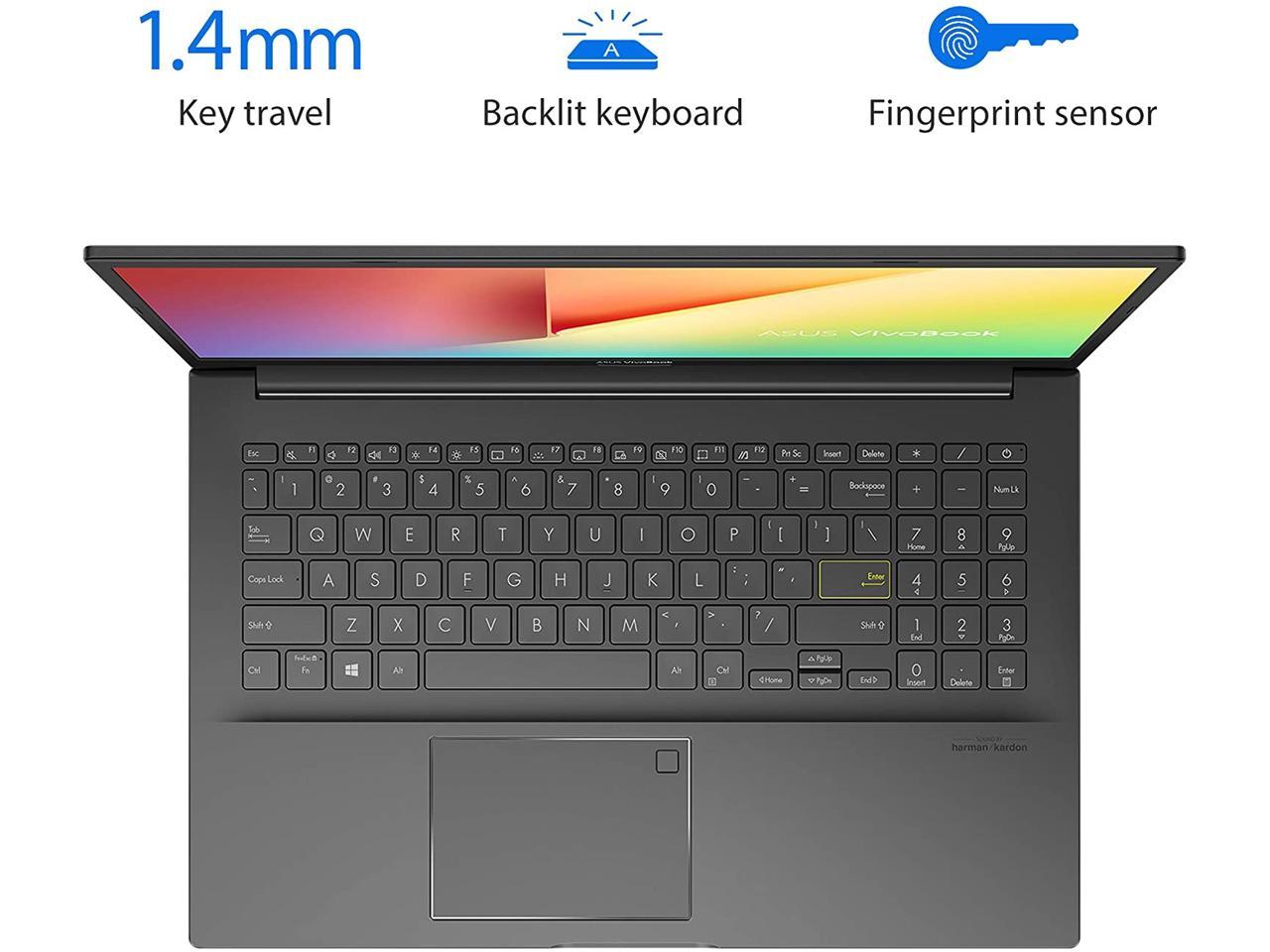 2020 Asus VivoBook 15 S513 15.6" FHD Premium Thin & Light Laptop, AMD 4th Gen Ryzen 7 4700U, 16GB RAM, 1TB PCIe SSD, Backlit Keyboard, Fingerprint Reader, WIFI 6, HDMI, USB-C, Windows 10 Home
