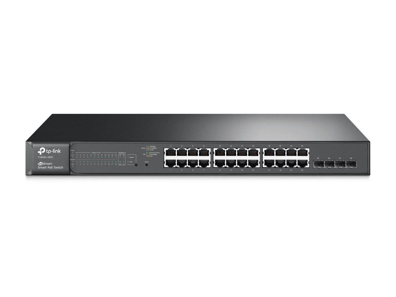 TP-LINK T1600G-28PS 24Port Gigabit Smart PoE Switc