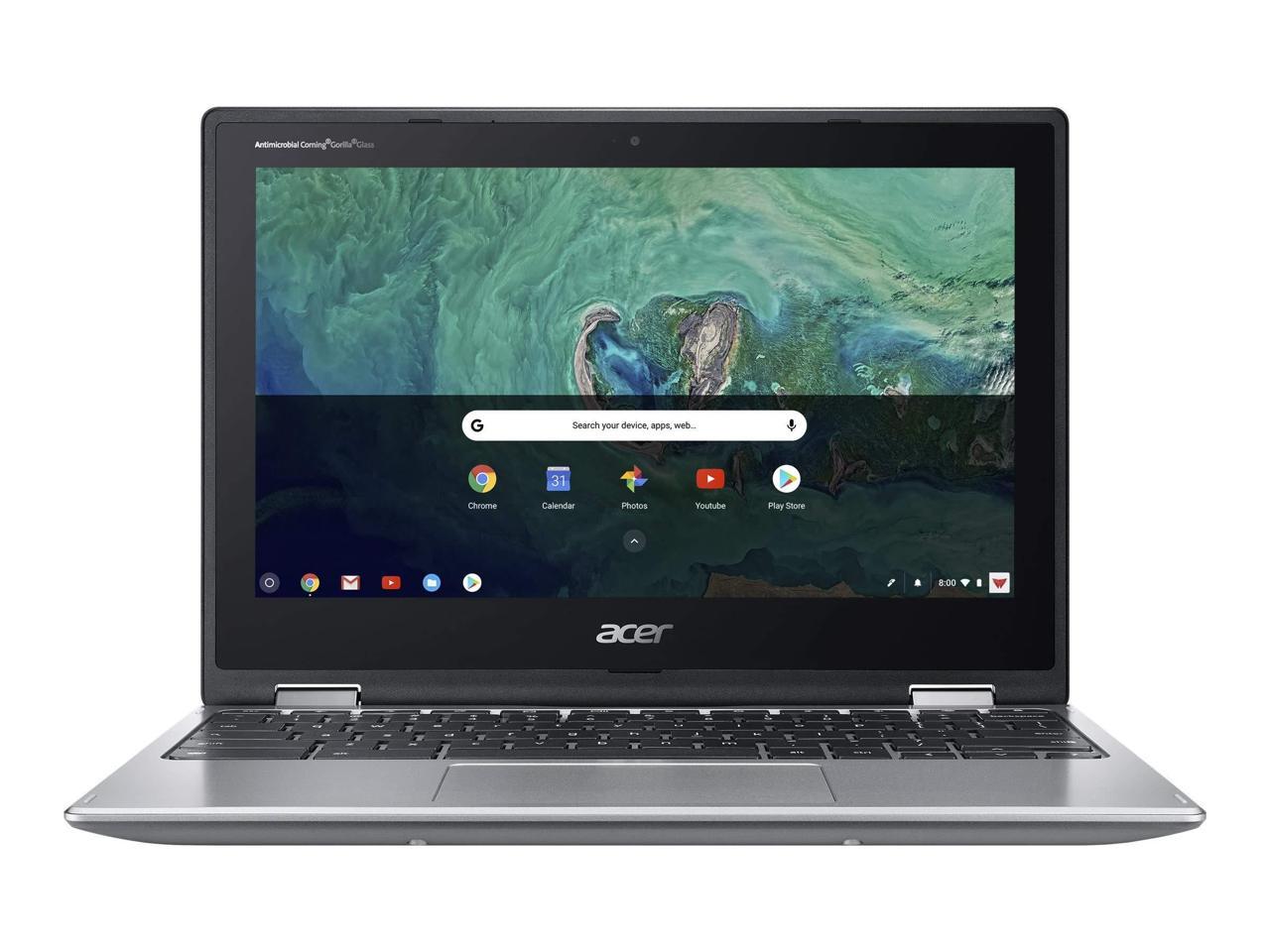 Acer Chromebook Spin 11 CP311-1H-C5PN 11.6" Touchscreen LCD 2 in 1 Chromebook - Intel Celeron N3350 Dual-core (2 Core) 1.10 GHz - 4 GB LPDDR4 - 32 GB Flash Memory - Chrome OS - 1366 x 768 - In-pl