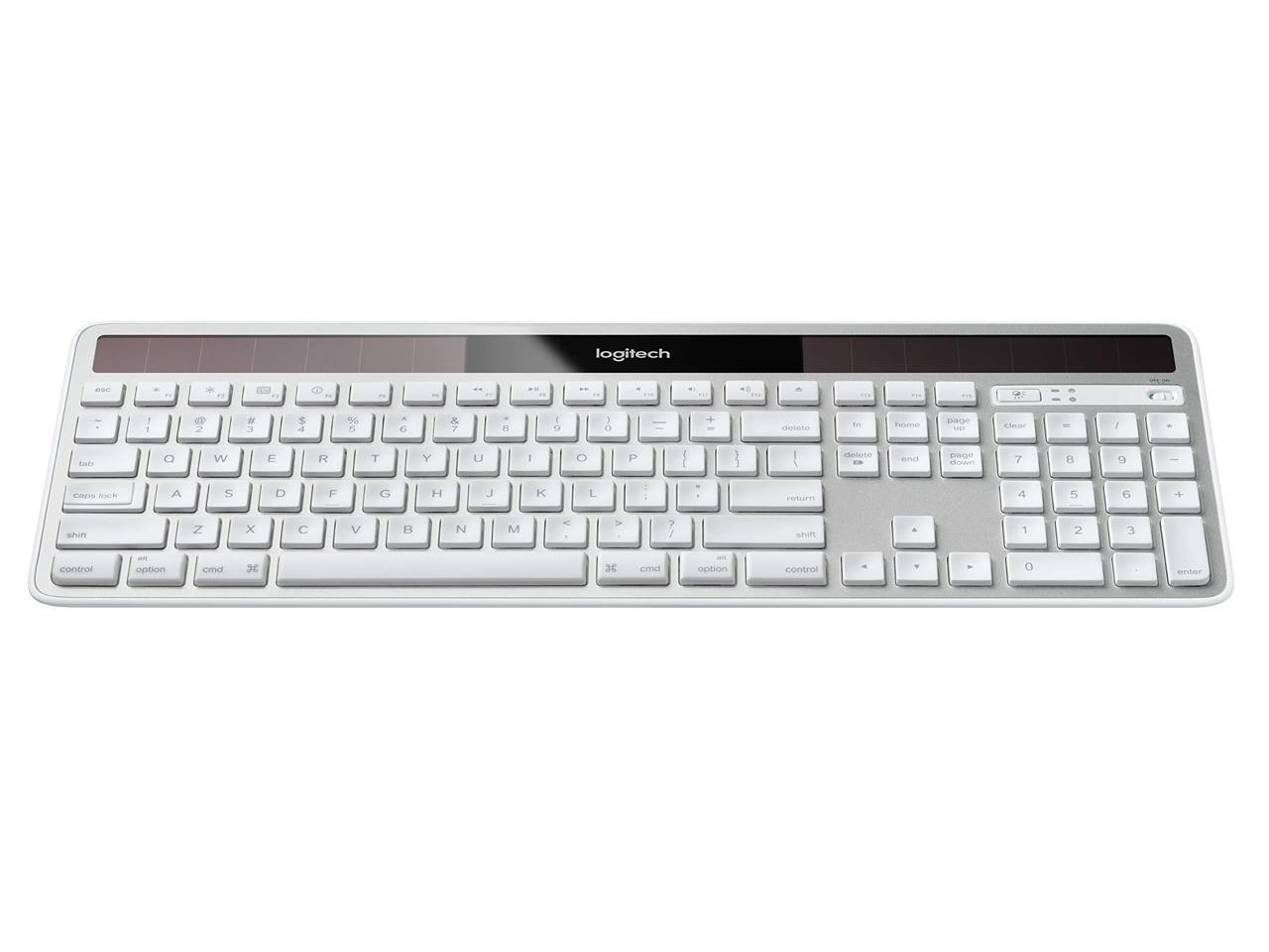 NEW Logitech 920-003472 K750 Thin Solar Wireless Keyboard KB for MAC SILVER