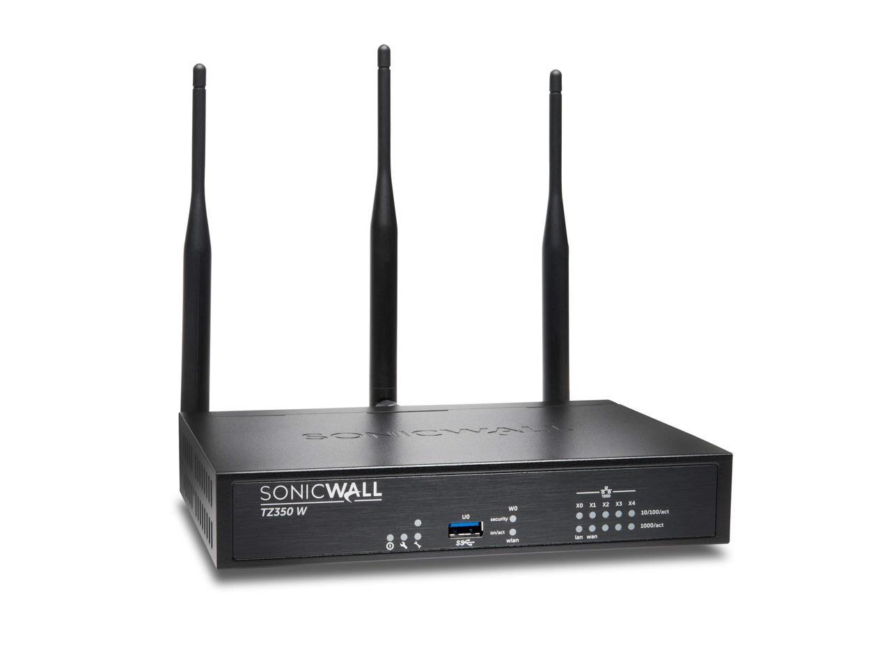 SonicWALL - 02-SSC-1855 - SonicWall TZ350W Network Security/Firewall Appliance - 5 Port - 1000Base-T - Gigabit Ethernet