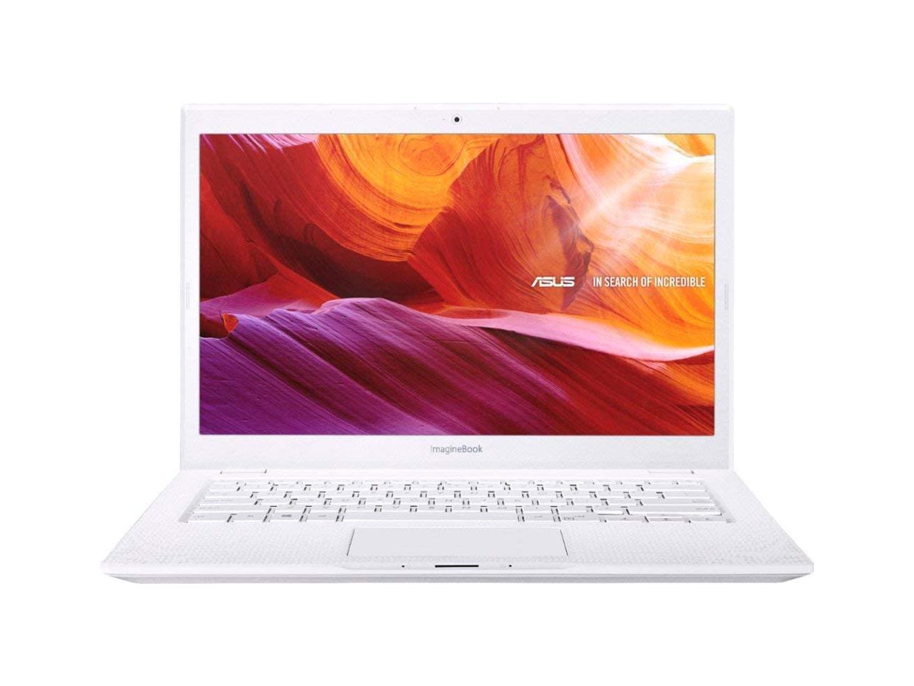 2020 ASUS ImagineBook MJ401TA Laptop Computer| Intel Core m3-8100Y up to 3.4GHz| 4GB Memory, 128GB SSD| 14" FHD, Intel UHD Graphics 615| 802.11AC WiFi, USB Type-C, HDMI, Textured White| Windows 10