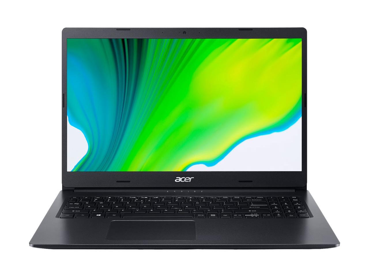 Acer Aspire 3 A315-23-A8GY - 3000 Series 3020E / 1.2 GHz - Windows 10 Home 64-bit in S mode - 4 GB RAM - 128 GB SSD - 15.6" 1366 x 768 (HD) - Radeon Graphics - Wi-Fi - charcoal black