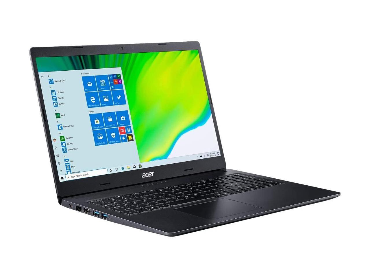 Newest Acer Aspire 3 15.6-inch Widescreen HD Laptop PC, AMD Athlon 3020E 1.2GHz Processor, 4GB DDR4 SDRAM, 128GB SSD, Stereo Speaker, HDMI, Bluetooth, Webcam, WiFi, Windows 10 w/Mazery Accessories