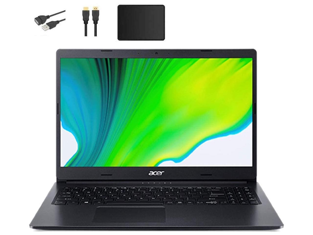 Newest Acer Aspire 3 15.6-inch Widescreen HD Laptop PC, AMD Athlon 3020E 1.2GHz Processor, 8GB DDR4 SDRAM, 128GB SSD, Stereo Speaker, HDMI, Bluetooth, Webcam, WiFi, Windows 10 w/Mazery Accessories