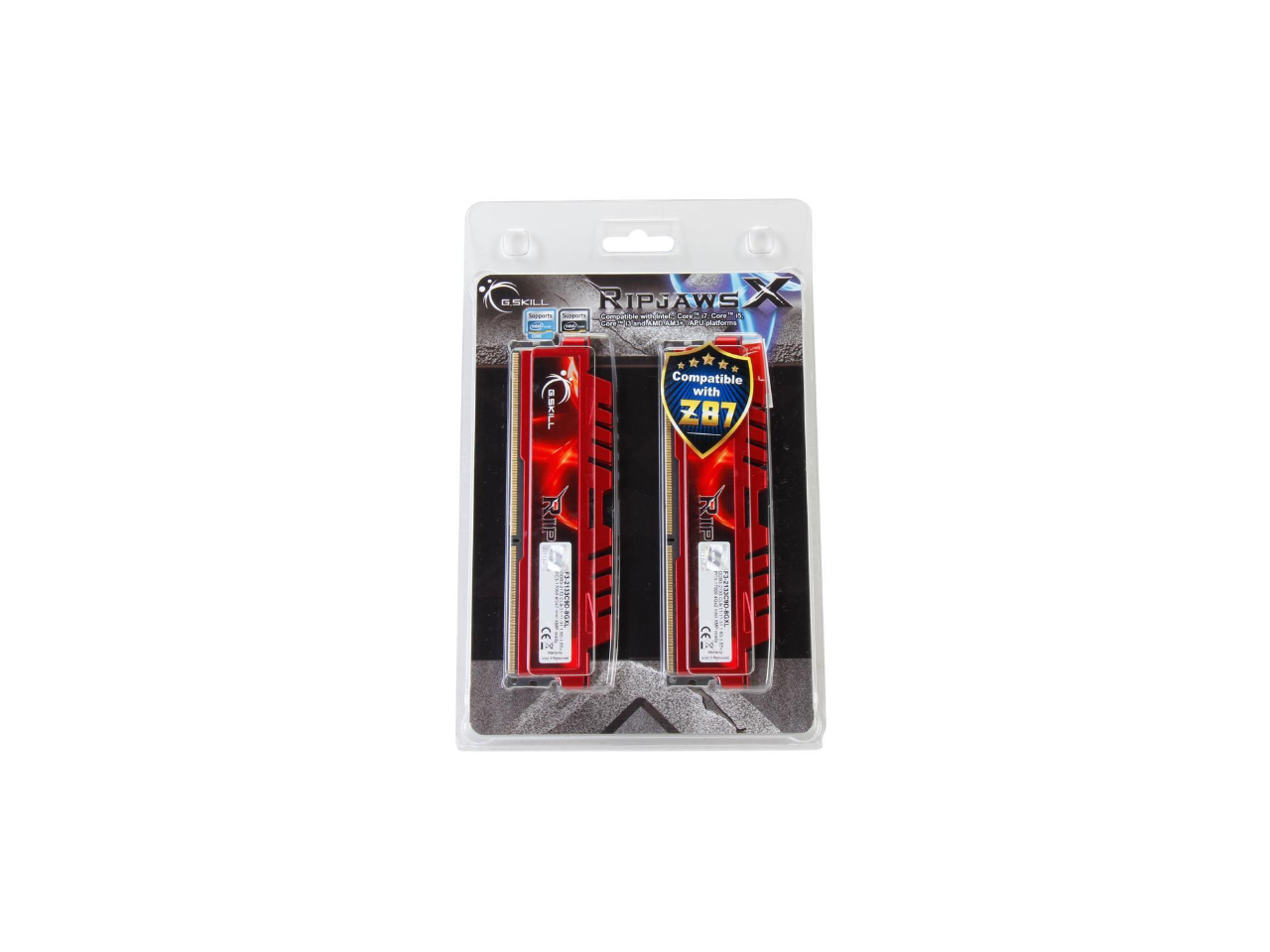 G.SKILL Ripjaws X Series 8GB (2 x 4GB) 240-Pin DDR3 SDRAM DDR3 2400(PC3 19200) Desktop Memory Model F3-19200CL11D-8GBXLD