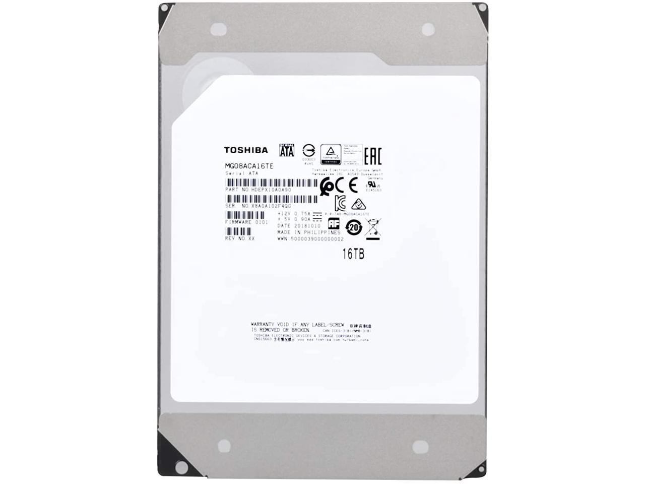 Toshiba MG08 16TB 16000GB SATA 6.0Gb/s 3.5inch - MG08ACA16TE