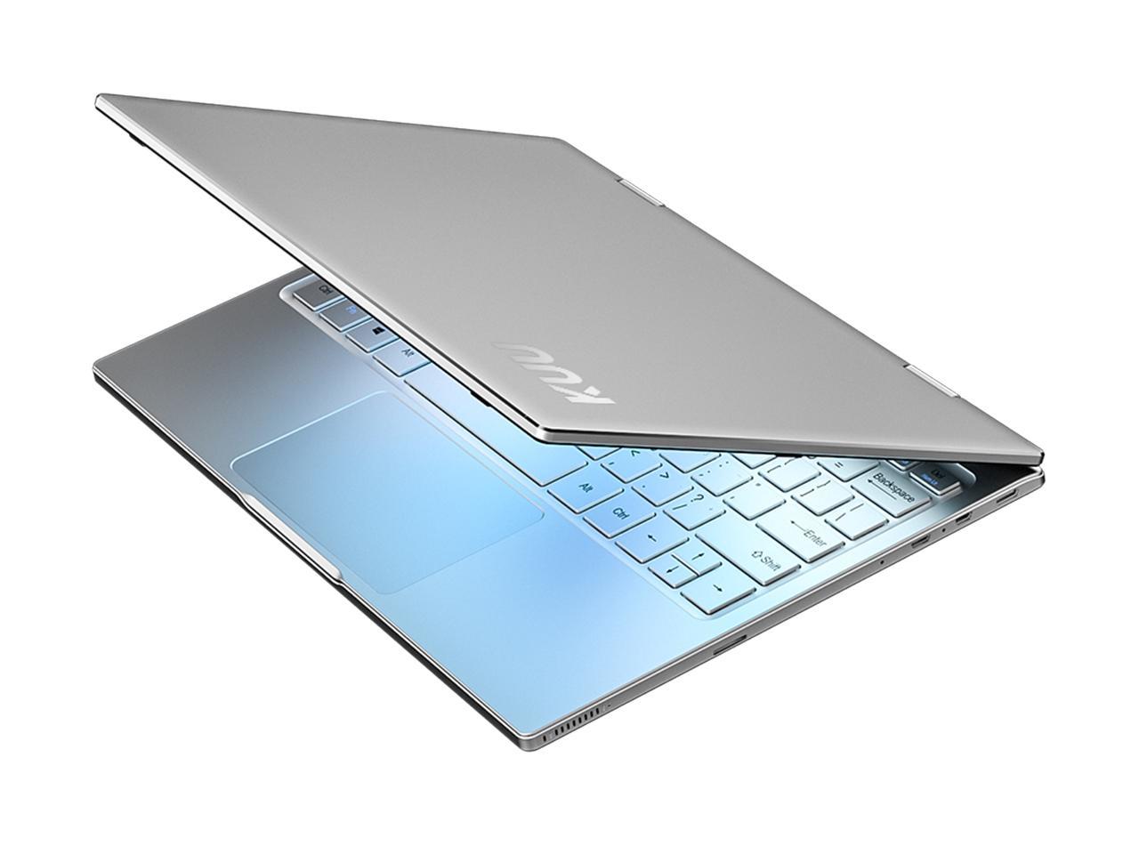 KUU BeeOne 11.6" FHD IPS Multitouch Screen Ultra Slim Laptop Intel Celeron N4100 8GB RAM 256GB SSD Thunderbolt 3 Windows 10 Pro Laptop Computer