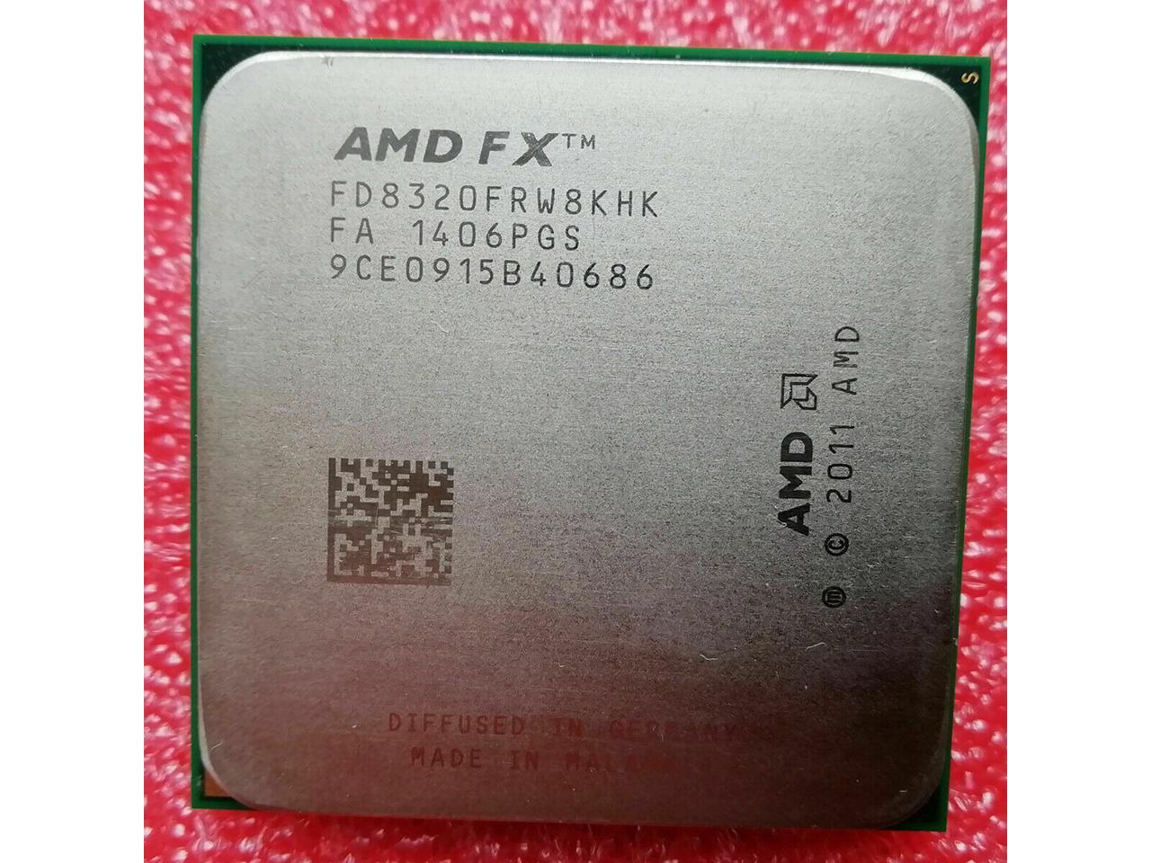 AMD FX-8320 Vishera 8-Core 3.5 GHz (4.0 GHz Turbo) Socket AM3+ 125W FD8320FRHKBOX Desktop Processor