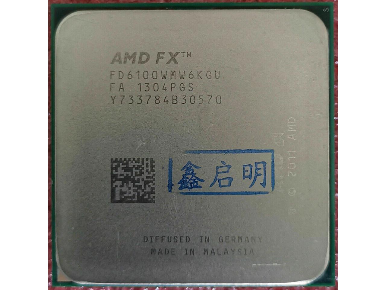 AMD FX-6100 Zambezi 6-Core 3.3 GHz Socket AM3+ 95W FD6100WMGUSBX Desktop Processor