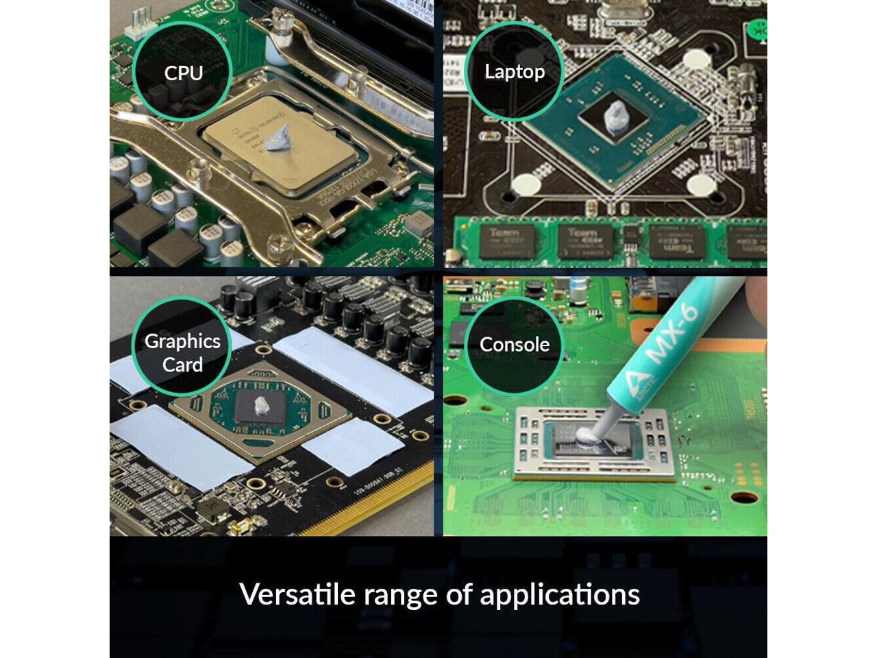 ARCTIC MX-6 (4 g, incl. 6 MX Cleaner) Ultimate Performance Thermal Paste for CPU