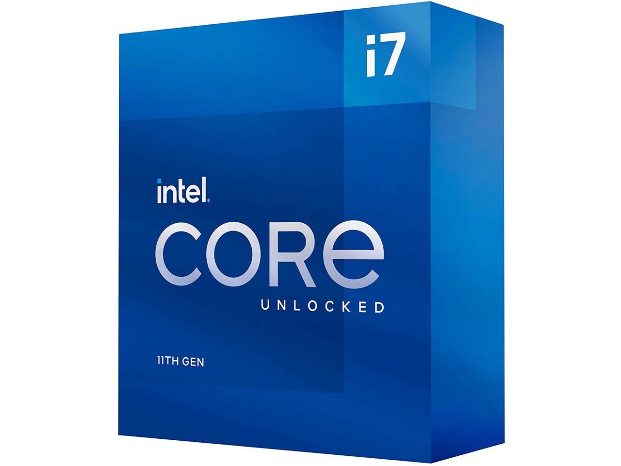 Intel Core i7-11700K - Core i7 11th Gen Rocket Lake 8-Core 3.6 GHz LGA 1200 125W Intel UHD Graphics 750 Desktop Processor - BX8070811700K