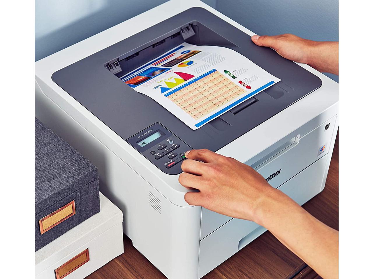 Brother HL-L3210CW Compact Digital Color Printer Providing Laser Printer Quality Results with Wireless