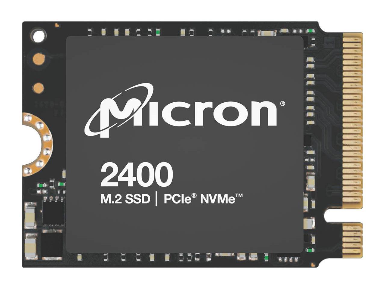 2TB Micron 2400 M.2 2230 NVMe PCIe 4.0x4 SSD MTFDKBK2T0QFM-1BD1AABYYR