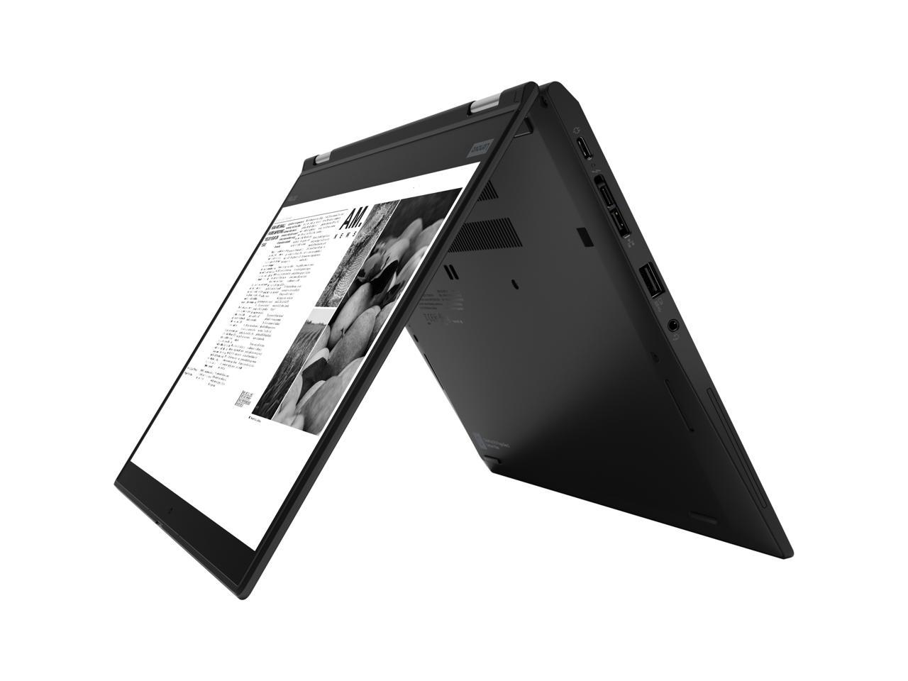 Lenovo ThinkPad X13 Yoga Gen 1 20SX0022US Intel Core i5 10th Gen 10310U (1.70 GHz) 8 GB Memory 256 GB PCIe SSD Intel UHD Graphics 13.3" Touchscreen 1920 x 1080 Convertible 2-in-1 Laptop Windows 10 Pro 64-bit