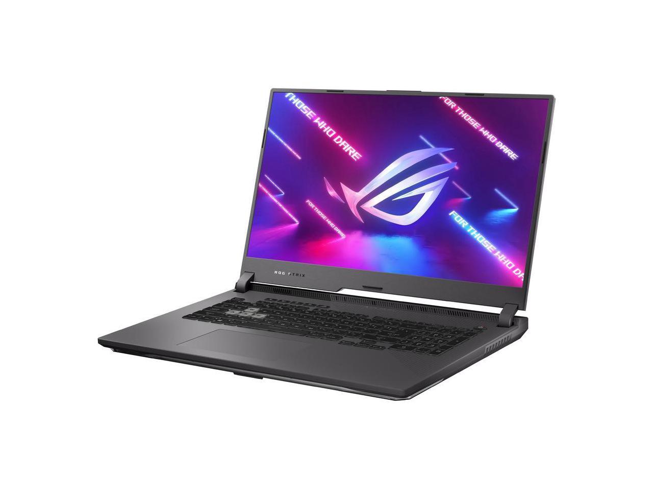 ASUS ROG Strix G17 (2022) Gaming Laptop, 17.3" 144Hz IPS FHD Display, NVIDIA GeForce RTX 3050 GPU, AMD Ryzen 7 6800H Processor, 16GB DDR5 RAM, 512GB SSD, RGB Keyboard, Windows 11, G713RC-RS73