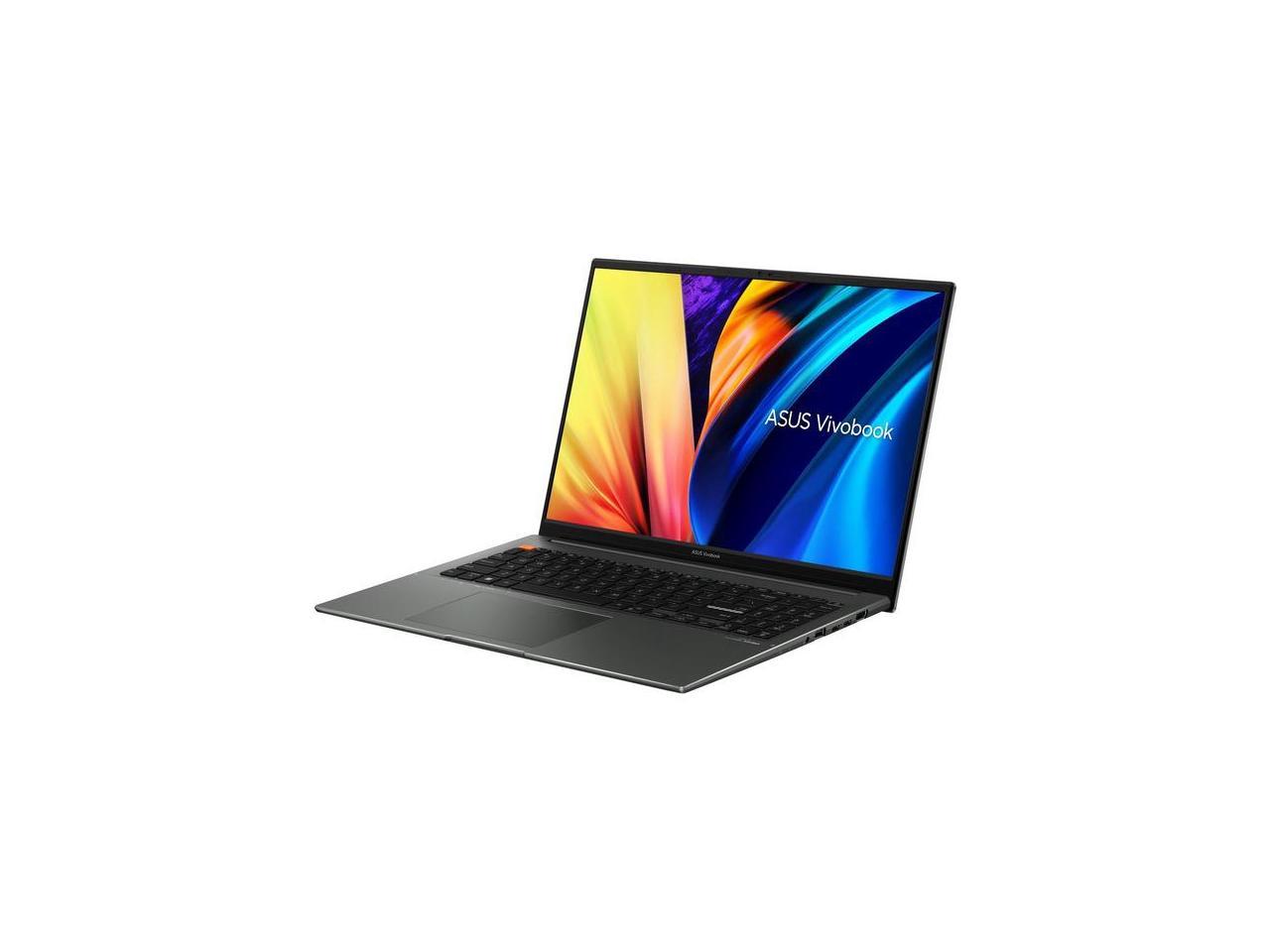 ASUS VivoBook S 16X Slim Laptop, 16" WUXGA (1920 x 1200) 16:10 Display, Intel Core i5-12500H CPU, 8GB RAM, 512GB NVMe SSD, Windows 11 Home, Midnight Black, S5602ZA-DB51