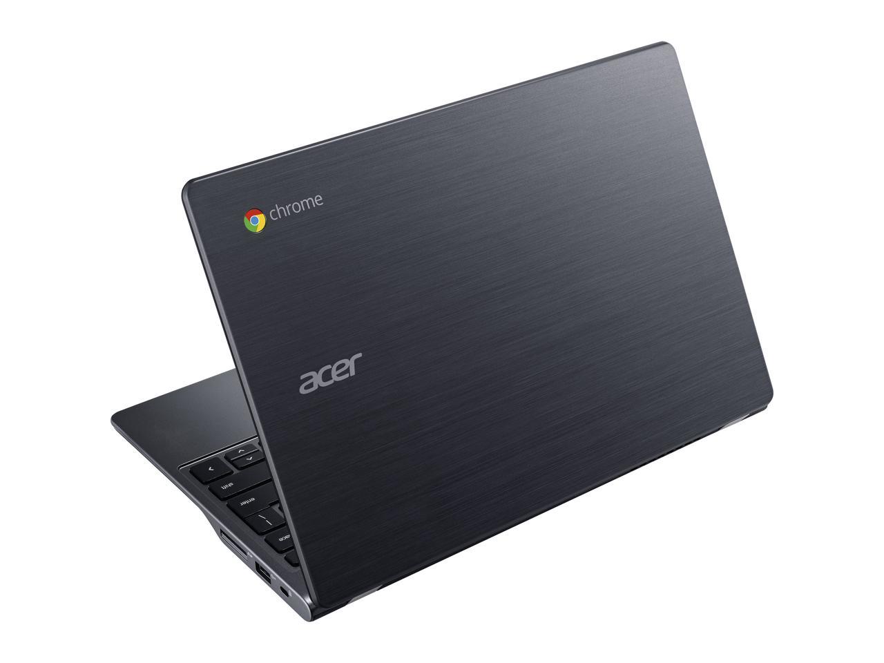 Acer Chromebook C740-C4PE, 1.60 GHz Intel Celeron, 4GB DDR3 RAM, 16GB SSD Hard Drive, Chrome, 11" Screen (Grade B)