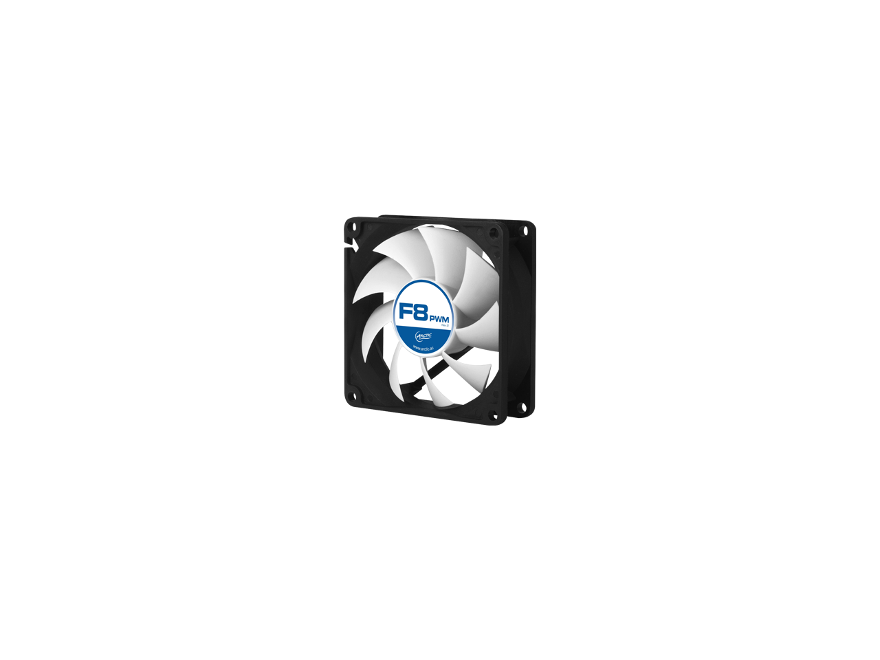 Arctic Cooling F8 PWM 4-Pin PWM fan with standard case Model AFACO-080P2-GBA01