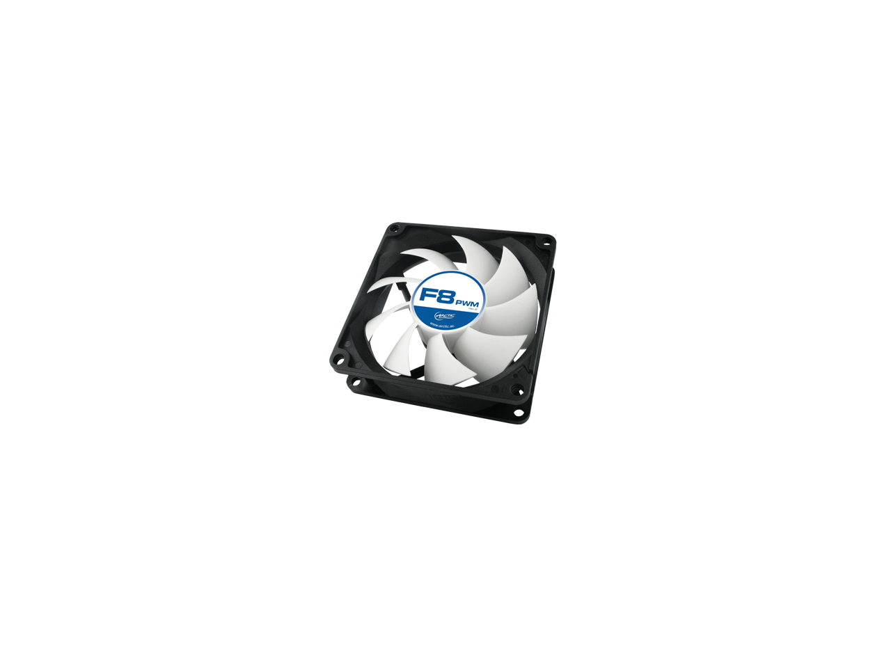 Arctic Cooling F8 PWM 4-Pin PWM fan with standard case Model AFACO-080P2-GBA01