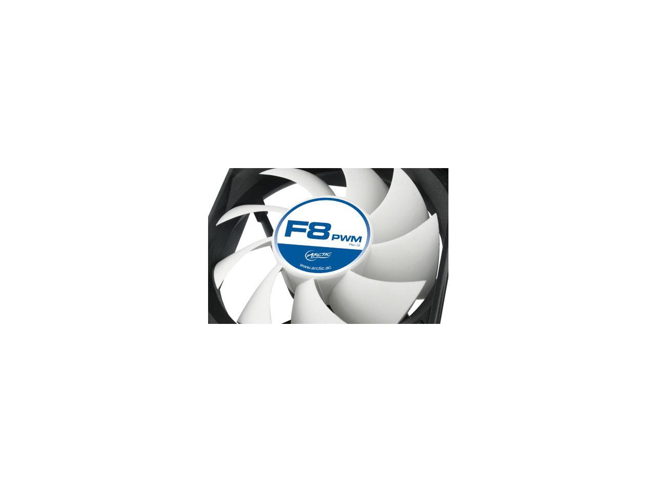 Arctic Cooling F8 PWM 4-Pin PWM fan with standard case Model AFACO-080P2-GBA01