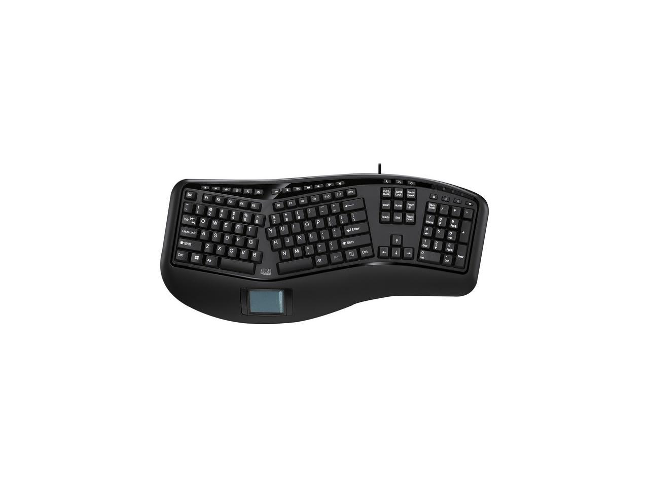 ERGONOMIC TOUCHPAD KEYBOARD USB