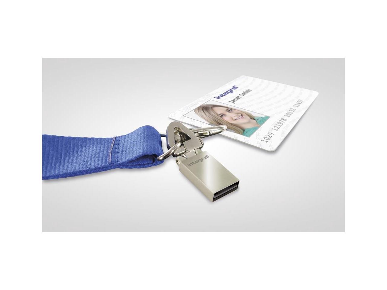 64GB Integral Tag Metal USB 2.0 Flash Drive